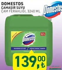 DOMESTOS ÇAMAŞIR SUYU ÇAM FERAHLIĞI 3240 ML DOMESTOS ÇAMAŞIR SUYU ÇAM FERAHLIĞI 3240 ML